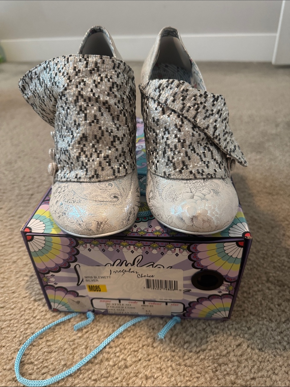 Irregular Choice Silver Shoes